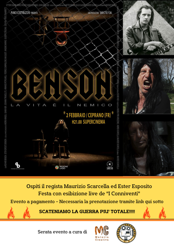 Benson la vita è il nemico