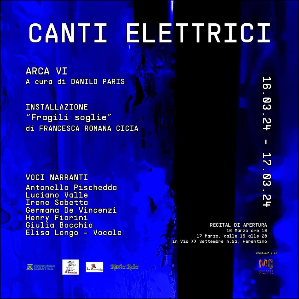 Canti elettrici e di sabbia – Il progetto ARCA a Ferentino e Bologna