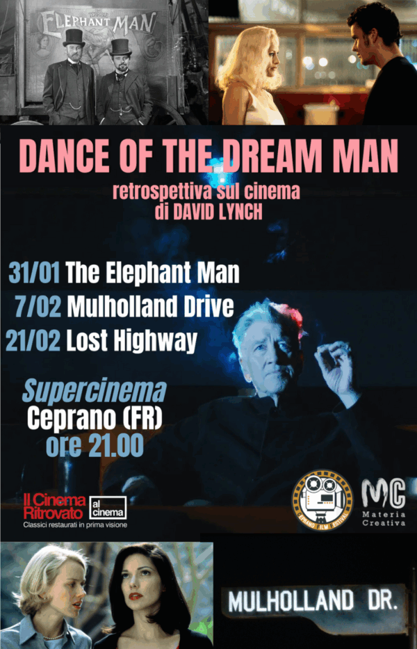 “Dance of the Dream Man”: al SuperCinema Ceprano la retrospettiva dedicata a David Lynch